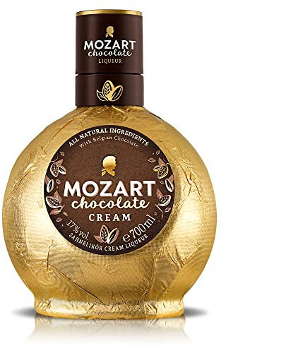 Mozart | Chocolate Cream Sahnelikör | 700 ml | 17% Vol. | Mit belgischer Premiumschokolade | Vollmundiger & sahniger Geschmack | Kräftige Kakaonoten & dezente Vanillenoten | Cremige & weiche Textur