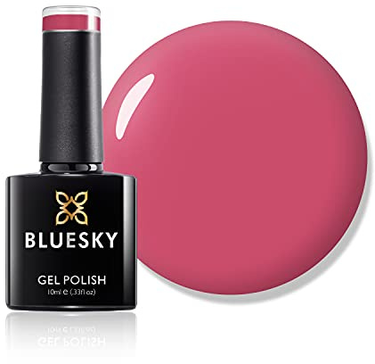 Bluesky Gel Nail Polish, Tropix 80505, Pink, Red, Long Lasting, Chip Resistant, 10 ml (Requires Drying Under UV LED Lamp)