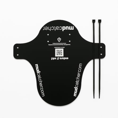 Mudcatcher in-outdoorshop Enduro, MTB Schutzblech – Effektiver Spritzschutz für Mountainbike – Schnell montierbar mit Kabelbindern – Leicht, robust & flexibel