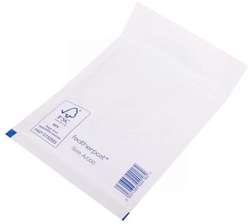 PackitUK 1702-200 120 x 175 mm Arofol Size A AR01 Padded Bubble Lined Mailers Cushioned Envelope - White (Pack of 200)