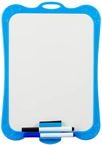 APLI KIDS 12916 - Ardoise rigide à double face (Un côté blanc et un côté avec carreau Sèyés) + 2 feutres effaçables et un effaceur