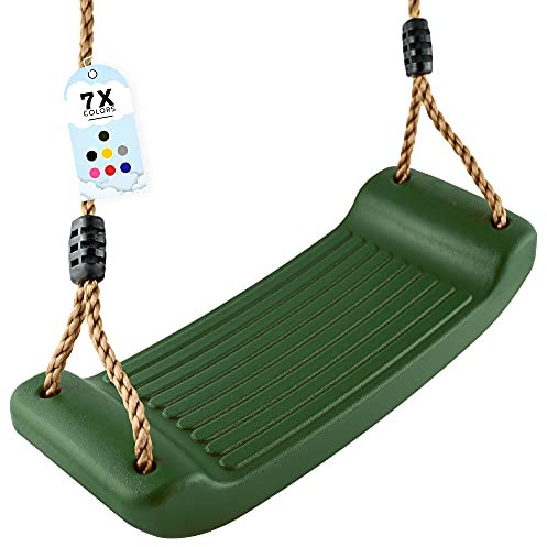 Schaukel Garten | Kinderschaukel Outdoor Indoor | Höhenverstellbar & rutschfest| Schaukelsitz - Schaukelbrett - Brettschaukel für Kinder zum Schaukeln