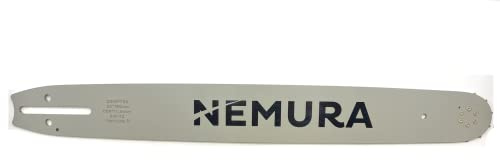 Nemura Guide Chaîne Tronçonneuse - Montage Chaîne 72 Maillons Entraîneurs - avec Coupe 50 cm - Pas de 3/8 - Jauge de 1,5 mm - Pièces Détachées Outillage Jardin - Marque Française