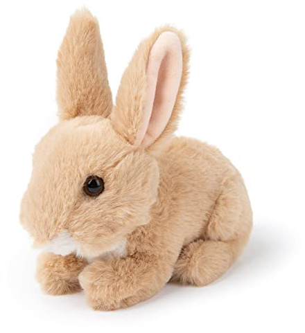 WWF 01282 - ECO Plüschtier Feldhase, lebensecht gestaltetes Kuscheltier, ca. 15 cm groß, wunderbar weich und kuschelig, Handwäsche möglich