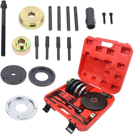 KEESUNG Set di attrezzi per cuscinetti ruota, 16 TLG, cuscinetto ruota 82 mm, strumento di montaggio, estrattore cuscinetto ruota