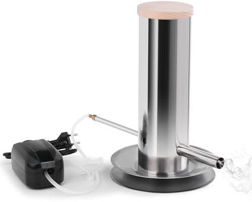 Kaltrauchgenerator aus Edelstahl, Raucherzeuger für Räucheröfen Smoker, Kaltrauchgenerator Elektrisch, Kaltrauchgenerator für Rauchgenerator zum Kalträuchern von Fisch, Fleisch, Käse