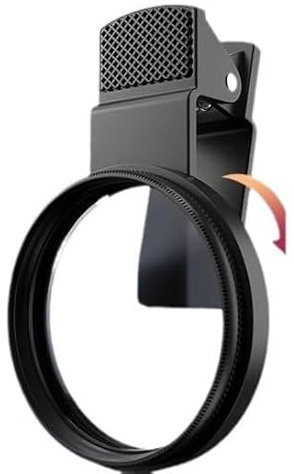 Filtro polarizador CPL de 52 mm y juego de espejos para cámara de teléfono móvil, universal, compatible con iPhone, Samsung, Android, para reducir el deslumbramiento y la fotografía creativa del