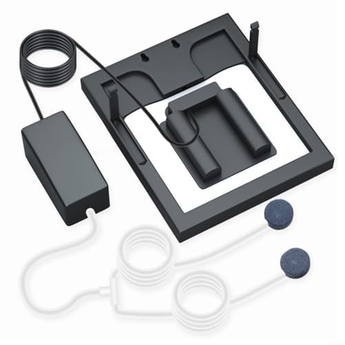 Sandyseptember Bomba de aire solar de 6 W con sistema de filtro, aireador de agua al aire libre para estanque de peces, jardín, fuente de tanque