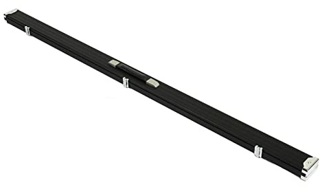 Yctze Biljard Hårt Fodral med Dubbla Slots, Lätt Aluminium för Snooker och 8-signaler, Resevänliga och Säkert (Svart)