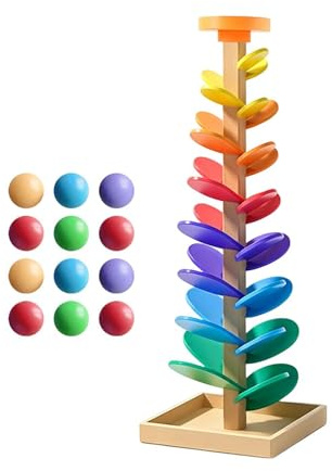 Musikträd | Musikalisk och interaktiv träleksak | färgsorteringsspel, musikträd för barn | för förskola, klassrum, hemskola, lekrum, förskolor, på resor, flickor och