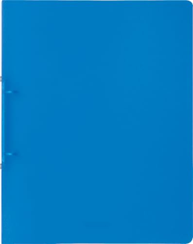 Brunnen 106550533 Ringbuch A4 FACT! PP-Folie, 25 mm Füllhöhe 2 Ringe, azurblau