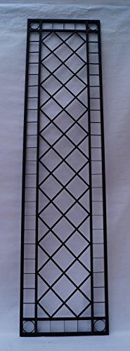 Gabella Metall Rankgitter Spalier Wandgitter Meran 60 240 XXL FeuerVerzinkt schwarz Duplex
