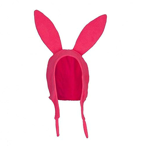 Bob's Burgers Louise Rabbits Ear Fleece Bunny Pink Floppy Ears Hat Halloween Christmas　Costume Cap Hat