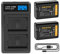 2 X Shentec NP-FW50 Batteria di Ricambio e Doppio caricatore Compatibile con Sony Alpha a6500 a6300 a6000 a7s a7 a7s ii a5100 a5000 a3000 a7r a7 ii NEX 3/5/7 Series