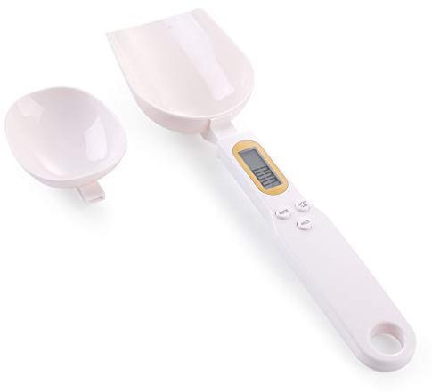 Cucchiaio elettronico per misurino, cucchiaio da cucina elettronico per cucina, cucchiaio da cucina, con display LCD, per caffè, cottura, farina, condimenti, latte in polvere (1 pz)