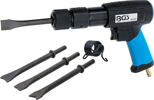 BGS 6240 | Juego de martillos cinceladores neumáticos | con portabrocas de cierre rápido | 10 mm
