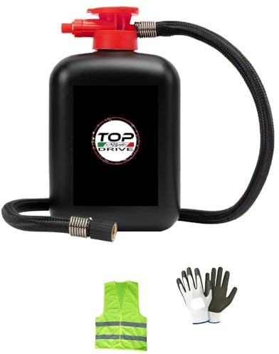 COMPATIBILE CON RENAULT CAPTUR RIPARATORE SIGILLANTE PER PNEUMATICI GOMME AUTO MOTO FUORISTRADA FURGONI KIT RIPARA FORI FINO A 6,5MM DI DIAMETRO LIQUIDO 450ML