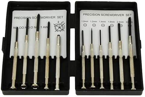 Generic 11 PC PRECISION SCREWDRIVER SET KIT LAPTOP JEWELLERS WATCH REPAIR WATCHMAKERS [1-939-1]