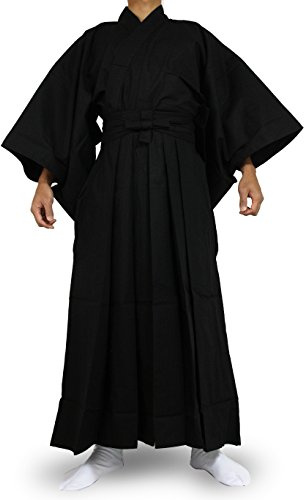 Edoten Japanese Samurai Hakama Uniform BK-BK L