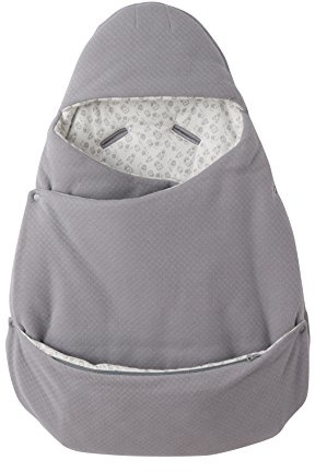 VERTBAUDET 2-in-1 Baby Ausfahrsack/Wickelunterlage grau ONE SIZE