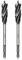 Meccion Professional Holzbohrer 18mm x 165mm x 2Pcs Schneckenbohrer Selbstvorschub mit 1/4 Zoll Sechskantschaft Holzarbeiten Schlangenbohrer