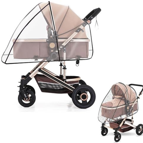 Universal Regenschutz für Kinderwagen, Regenverdeck für buggy, Bequemes Zugangsfenster, Gute Luftzirkulation, Schadstofffrei