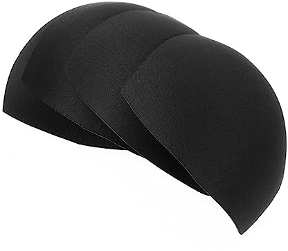 CONGARTENO Coppe per Costumi da Bagno Nere 3 Paia Inserimenti Push Up in Mesh Rimovibili per Donna, Vestibilità Sicura e Comfort Sportivo