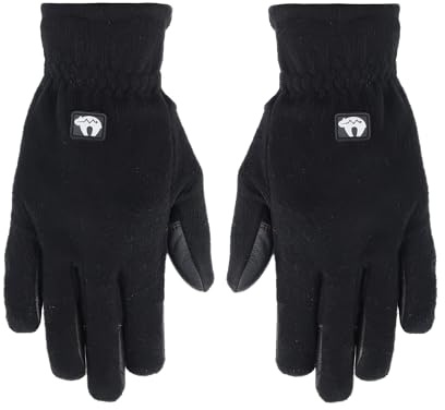 BEARPAW PRODUCTS Schießhandschuh Winter - Schutz & Wärme aus Fleece & Glattleder, präziser Ablass und Fingerschutz für das Bogenschießen und das sichere Bogensport Training im Winter - Größe XS