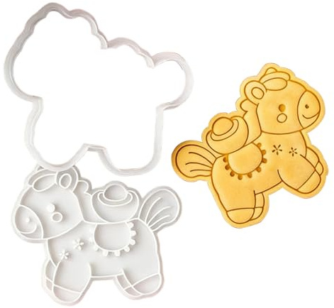 Duroecsain Taglierina Per Biscotti - Per Cuocere Di Cavallo Facile Sformo,Stampo Per Biscotti Di Capodanno Cinese 2026 - Per Torte Dolci Cottura Domestica Panetteria Festa