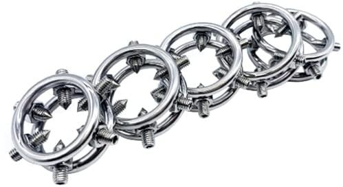 CYGzeon Anello Di Bloccaggio Dello Sperma Maschile In Metallo InossidabileAnello CoronaricoBanda Di Stimolazione for L'esercizio Della Testa Del Pene
