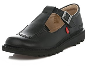 Kickers Kick T J Core Negro Cuero Zapatos KF0000849BTW-UK 2
