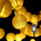 Gresonic Lichterkette Lampion/Laternen Deko für Garten Weihnachten Party Hochzeit Innen und Außen mit dem Stecker (20LED Netzanschluss, Warmweiss)
