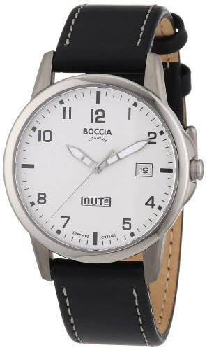 Boccia Herren-Armbanduhr Leder 3625-02