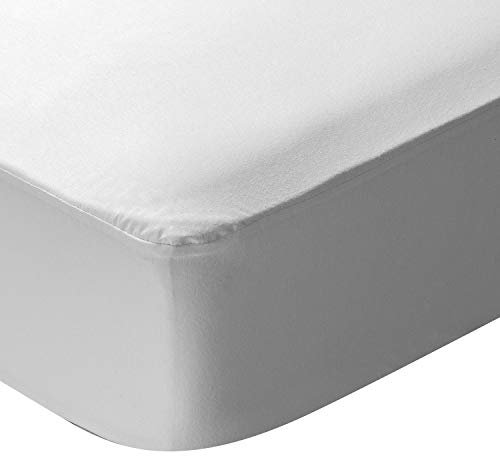 Pikolin Home - Protector de Colchón 90x190 cm - Impermeable Punto 100% Algodón Extrasuave Higiénico - Transpirable y Absorbente - Certificado Oeko-Tex, Silencioso - Cubre Colchón
