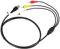 vhbw USB auf Cinch AV-Kabel kompatibel mit HDD-Playern, Stereo-AV-Anlagen - USB A 2.0 Stecker auf 3 Cinch Stecker, 1,4m, Schwarz