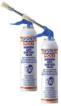 2x LIQUI MOLY 3074 Bremsen-Anti-Quietsch-Paste Pinseldose 200ml