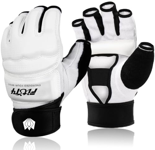 FitsT4 Sports Half Mitts MMA UFC Boxing Training Gloves for Women Men Kids