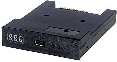 GoTEK SFR1M44-U100 3.5 Inch 1.44MB USB SSD Floppy Drive Emulator Black