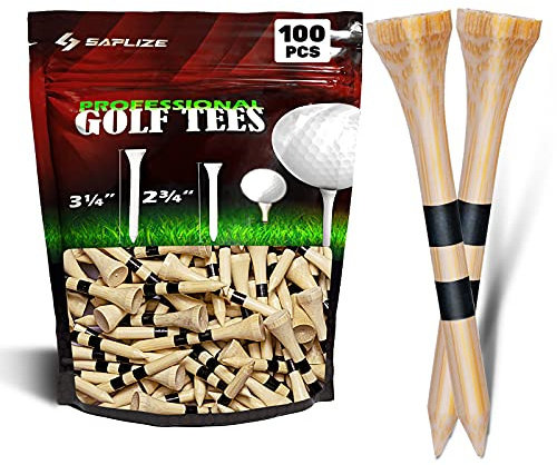 SAPLIZE Tee da Golf in bambù, 150 Pezzi (54mm) - Magliette da Golf biodegradabili, durevoli e stabili