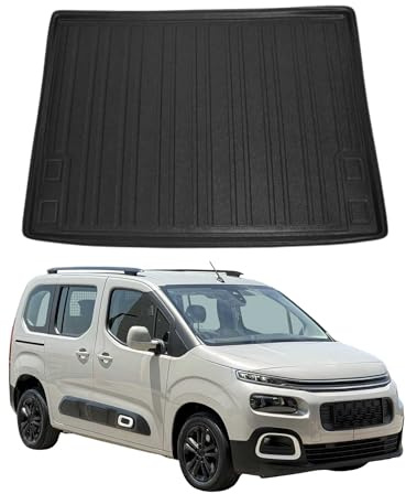 OMAC Bandeja Maletero Bandeja Carga Compatible con Citroen Berlingo 2018-2026 Goma TPE Negro