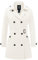 Wantdo Femme Trench-Coat à Double Boutonnage Ceinture Coupe-Vent à Bouton Veste Coupe Ajustée Manteaux Epaulettes d'Epaule Beige-2X 40