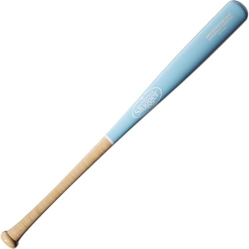 Louisville Slugger Genuine Mix Unfinished Light Blue Baseball Bat - 31