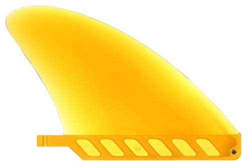 HUIOP surf fins, 4.6 Inch / 3 Inch Surfboard Fin Soft Center Fin for Inflatable Paddle Board Longboard