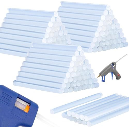 MUXHEL 100PCS Hot Glue Sticks 11mmx200mm Glue Sticks for Glue Gun Hot Melt glue gun Sticks for Glue Gun