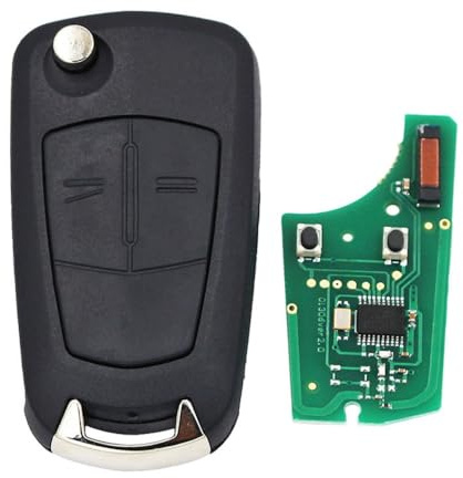 2 knappar Flip fjärrnyckel 433MHZ PCF7941 för Opel/Vauxhall CORSA-D Meriva | För CORSA-D ( 2007 - 2012),Meriva B