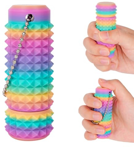 Ainiv Juguetes para Aliviar el Estrés Fidget, Mini Juguete Antiestrés para Adultos, Juguete Sensorial Giratorio de 360°, Regalos Antiestrés para Amigos y Compañeros