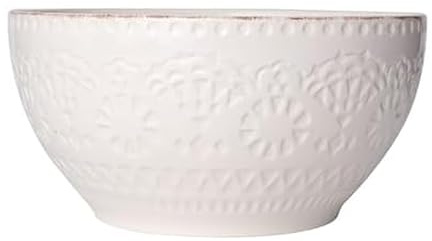 Pfaltzgraff Chateau Cream Serving Bowl, 9-Inch, cream, white, 4 quarts