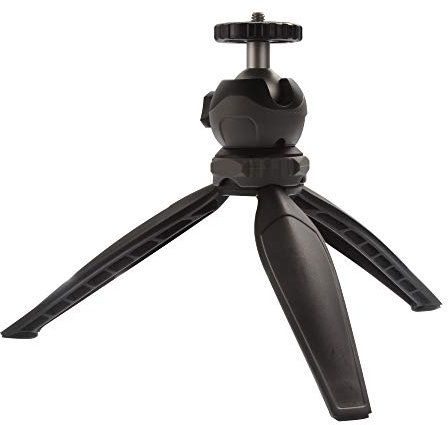Fotga - Mini treppiede da tavolo con testa a sfera rimovibile, altezza regolabile a 2 livelli per GoPro, Nikon, Canon, fotocamere compatte DSLR, smartphone, videoproiettore portatile e leggero