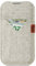 Pack & Smooch Case for iPhone 16 Pro Max / 16 Plus | 15 Pro Max / 15 Plus | 14 Pro Max / 14 Plus | Case Shetland | 100% Merino Wool Felt | Handmade in Germany - White
