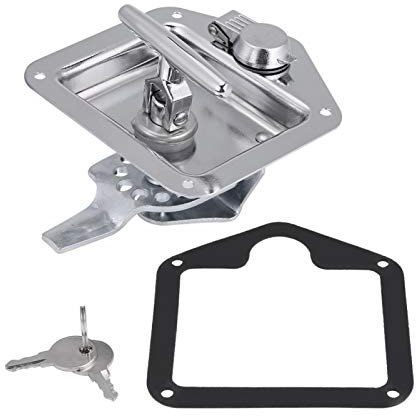 Cerradura en forma de T, cerradura de caja de herramientas en forma de T, remolque de camión, cerradura de acero inoxidable, adecuada para gabinetes eléctricos, cajas de herramientas, gabinetes de dis